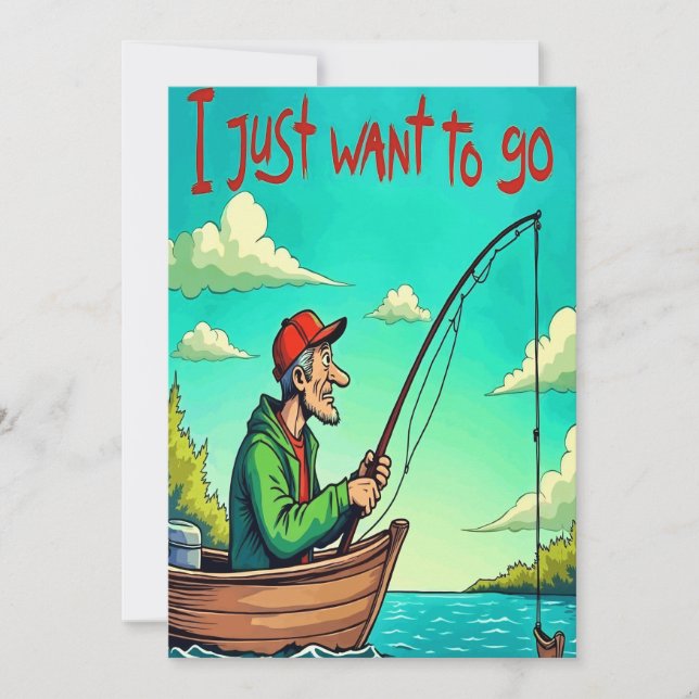  A Fisherman's Dream Invitation (Front)