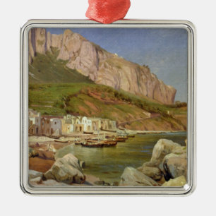 A Fishing Village at Capri Metal Ornament
