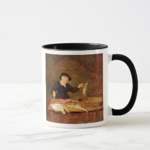 A Fishmonger, c.1667 (oil on panel) Mug