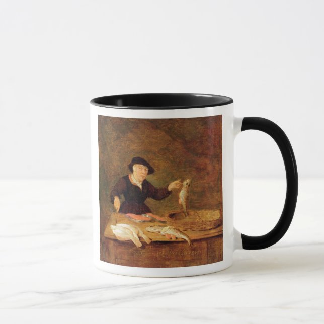 A Fishmonger, c.1667 (oil on panel) Mug (Right)