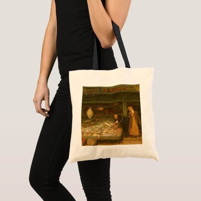 A Fishmonger's Shop by Frederick Walker Tote Bag (Front (Product))