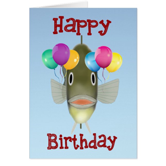 A Fishy Birthday Card (Front)