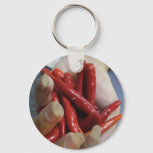 A Fistful of Chilies Keychain