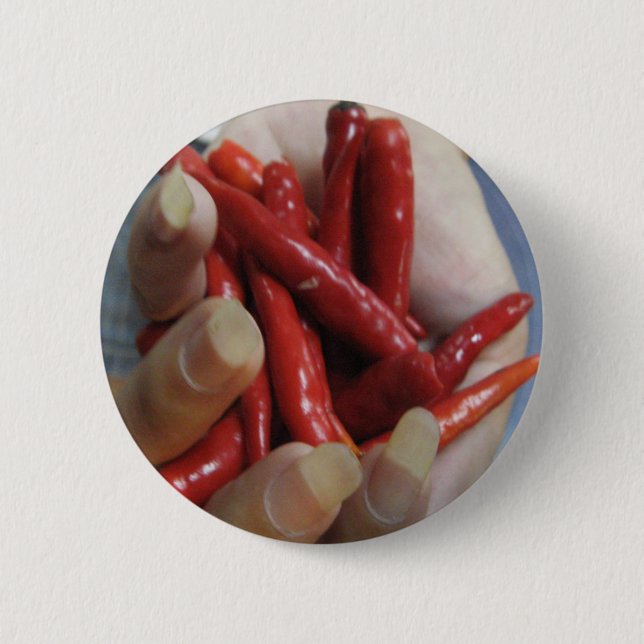 A Fistful of Chilli 2 Inch Round Button (Front)