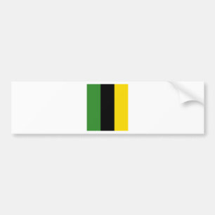 A Flash Dash of Jamaican Colours Bumper Sticker