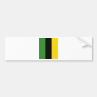 A Flash Dash of Jamaican Colours Bumper Sticker
