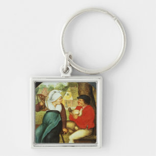 A Flemish Proverb Keychain
