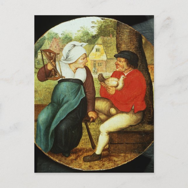A Flemish Proverb Postcard (Front)