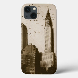 A flock of birds flying iPhone 13 case