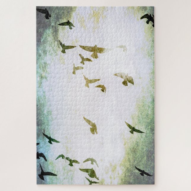 A flock of birds jigsaw puzzle (Vertical)