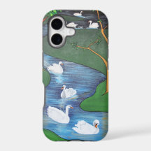A Flock of Seven Swans-A-Swimming 