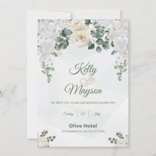 A Floral Affair Wedding Invitation
