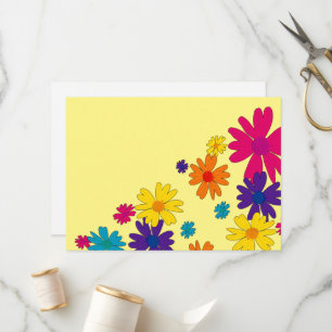 A floral bed of daisy flowers  program