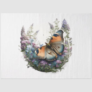 A Floral Butterfly Series Design 12 Tissue Paper