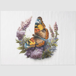 A Floral Butterfly Series Design 18 Tissue Paper