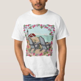 A Floral Noon lighthouse t-shirt