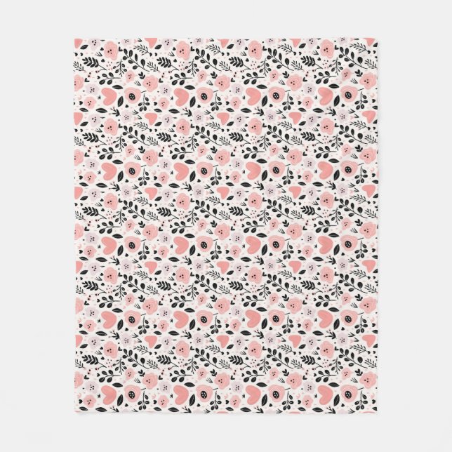 A Flower Blossoms For Its Own Joy Fleece Blanket (Front)