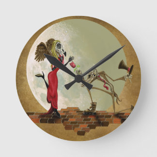 A flower for m'lady round clock