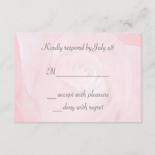 A Flower For My Love RSVP Cards