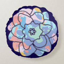 A flower made of paint stains