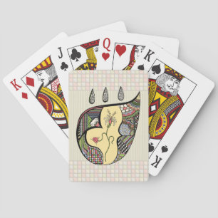 A Flower Within Classic Playing Cards