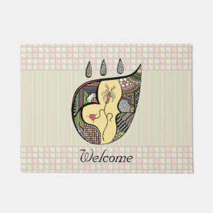 A Flower Within Doormat