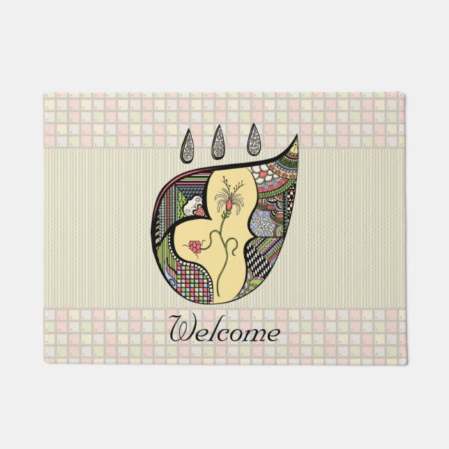 A Flower Within Doormat (Front)