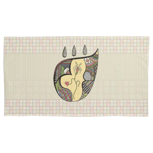 A Flower Within Pillow Case (Front)