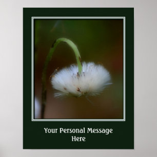 A Fluffy Flower Create Your Own Personalized Poster