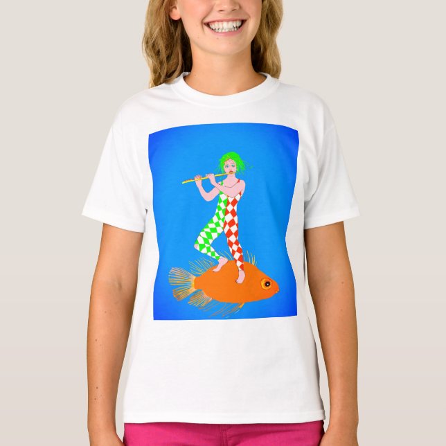 A flute player T-Shirt (Front)