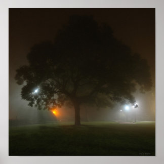 A Foggy Ath Lawn Poster