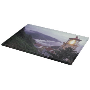A foggy day on the Oregon coast at the Heceta Cutting Board