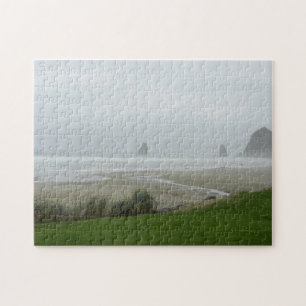A Foggy Morning at the Beach Jigsaw Puzzle