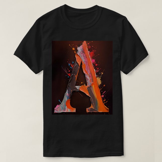 A font style T-Shirt (Design Front)