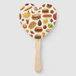 a food-shaped fan