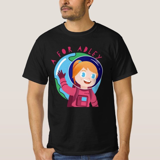 A for adley Funny T-Shirt (Front)