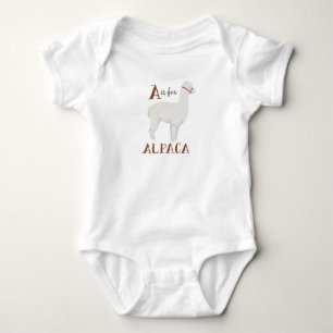 A For Alpaca Baby Bodysuit