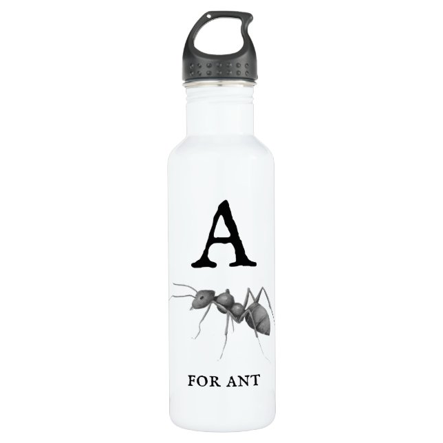 "A" for Ant 710 Ml Water Bottle (Front)