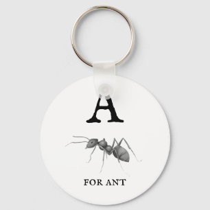 "A" for Ant Keychain
