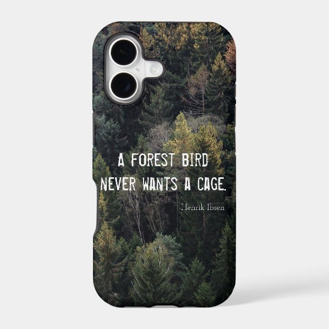 A Forest Bird Never Wants A Cage Design (Back)