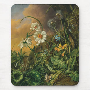 A Forest Floor with Daisies, Primroses, ... Mouse Pad