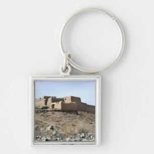 A fortified compound in the village of Akbar Kh Keychain