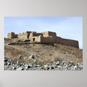 A fortified compound in the village of Akbar Kh Poster