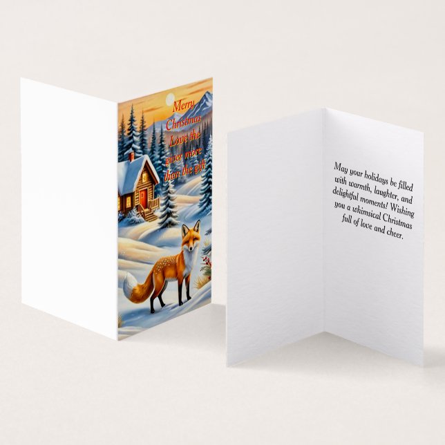 A Fox and a cozy cabin (Inside and Outside)