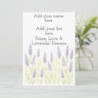 A fragrant breeze from the fields of dreams holiday card