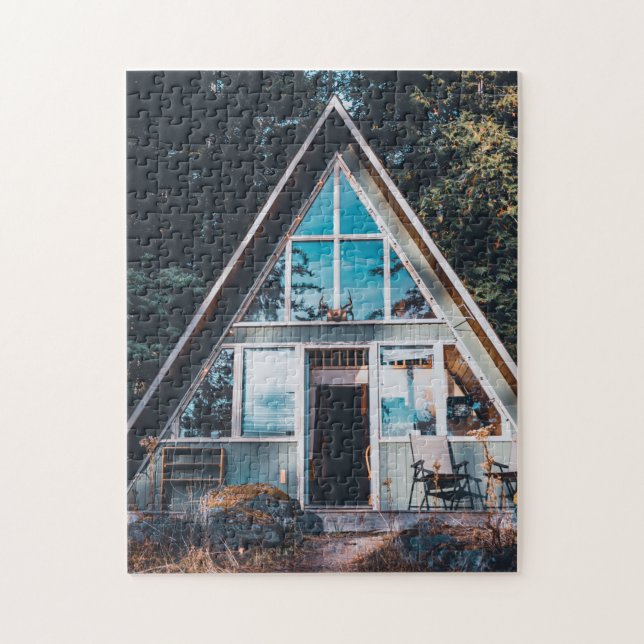 A-FRAME CABIN JIGSAW PUZZLE (Vertical)