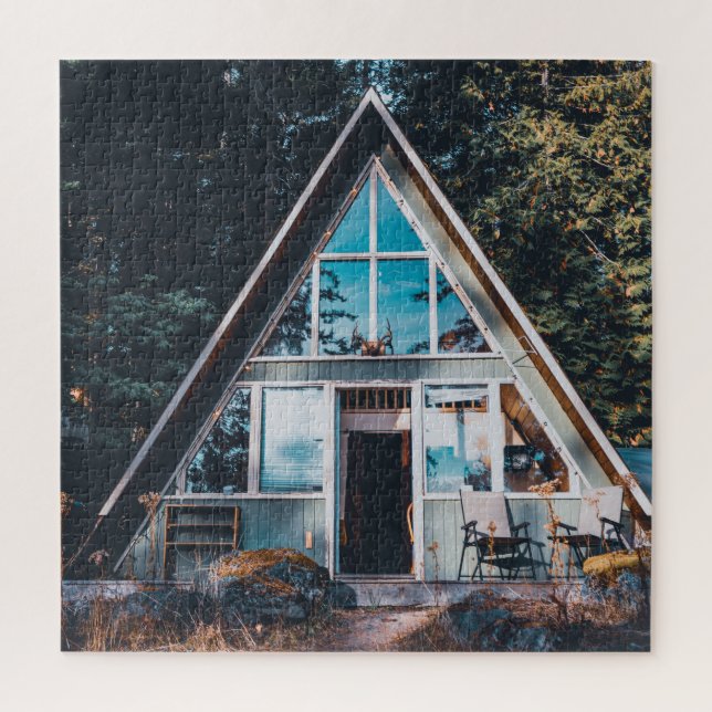 A-FRAME CABIN JIGSAW PUZZLE (Vertical)
