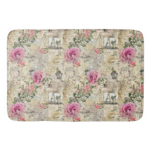 A French Ephemera Design Series 1 Bath Mat