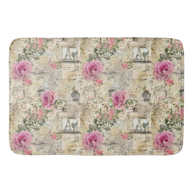 A French Ephemera Design Series 1 Bath Mat (Front)