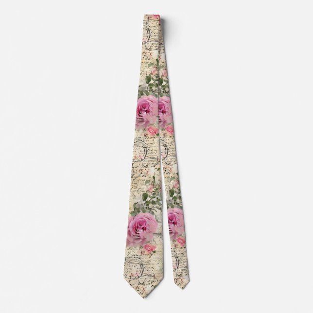 A French Ephemera Design Series 1 Tie (Front)